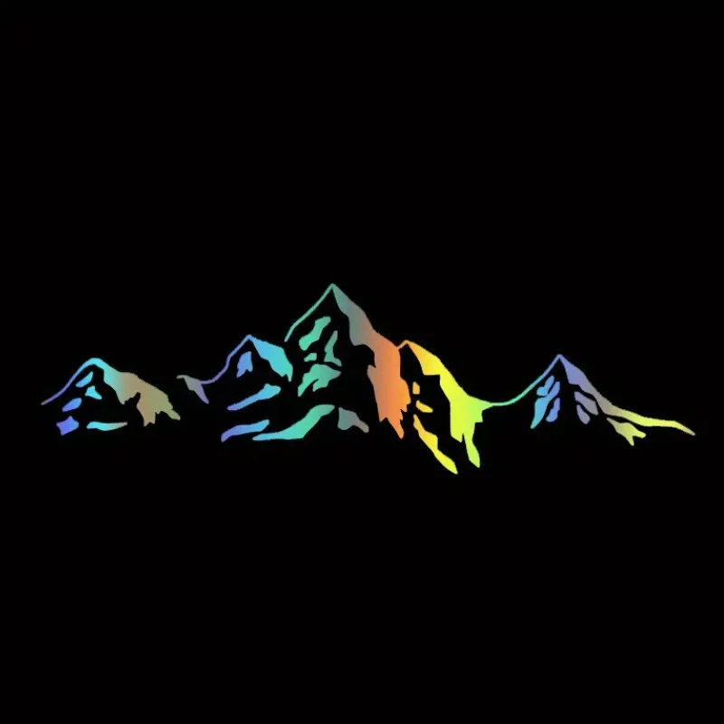 Mountain Die-Cut Vinyl Decal Car Sticker Waterproof Auto Decors On Car Body Bumper Rear Window Laptop Stickerscustomized - Image 10