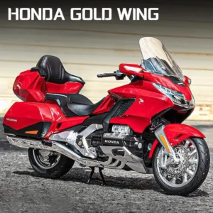 1:9 Honda Gold Wing Tour GL1800 Alloy Die Cast Motorcycle Model Vehicle Collection Sound and Light Off Road Autocycle Toys Car
