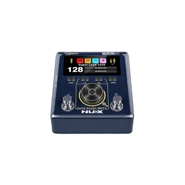 NUX Solid Studio MKII Effect Pedal CYBER IR™ Stereo Amp & Cab Modeler – Dual IR Engine  TSAC-4K Simulation  Ultra-Low Latency - Image 4