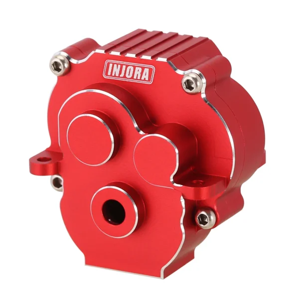 INJORA CNC Aluminum Transmission Housing with Bearings for 1/18 RC Crawler TRX4M Upgrade (4M-51) - Image 3