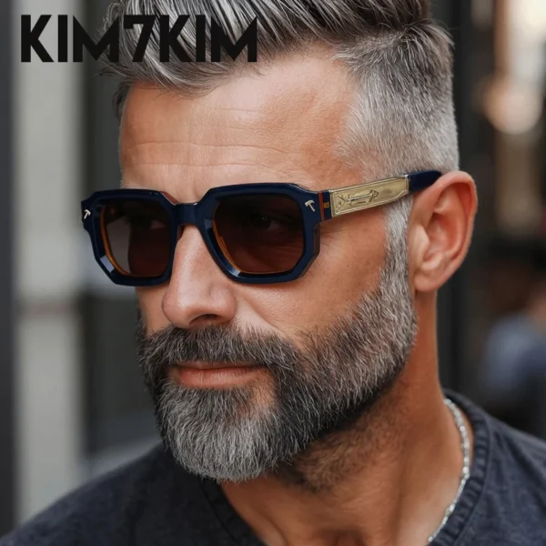 Polarized Square Punk Sunglasses Men 2025 Luxury Brand Classic Rectangle Sunglass UV400 Driving Eyewear Fashion Outdoor Shades - Image 6