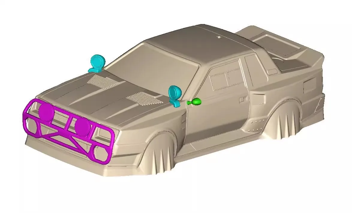 1/10 TA64 Celica RC Body Rally PC Shell 190mm Width 260mm Wheelbase 3D Lampshade No Painted Body RC Hsp Hpi Trax Tamiya LC - Image 3