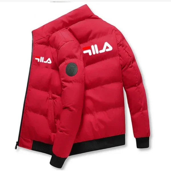 New 2025 autumn/winter men's short jacket  fashionable outdoor casual stand-up collar zipper men's cotton-padded jacket - Image 11