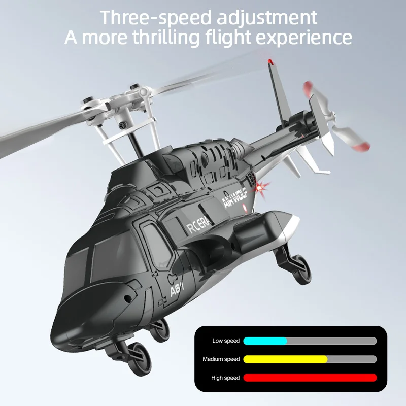 A61 RC Helicopter 2.4G 6-Aixs Gyroscope 4CH Altitude Hold Optical Flow Brushless Remote Control Helicopter Toys For Kid Adult - Image 5