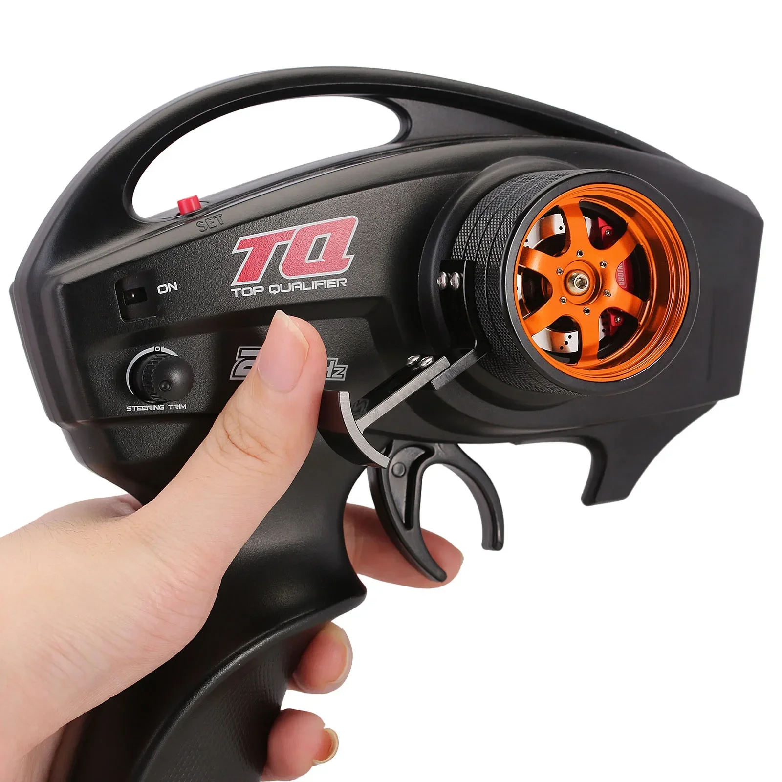 INJORA Aluminium One-handed Control Steering Wheel Upgrade for TQI Transmitter TRX4M TRX4 TRX6 Slash Summit - Image 6