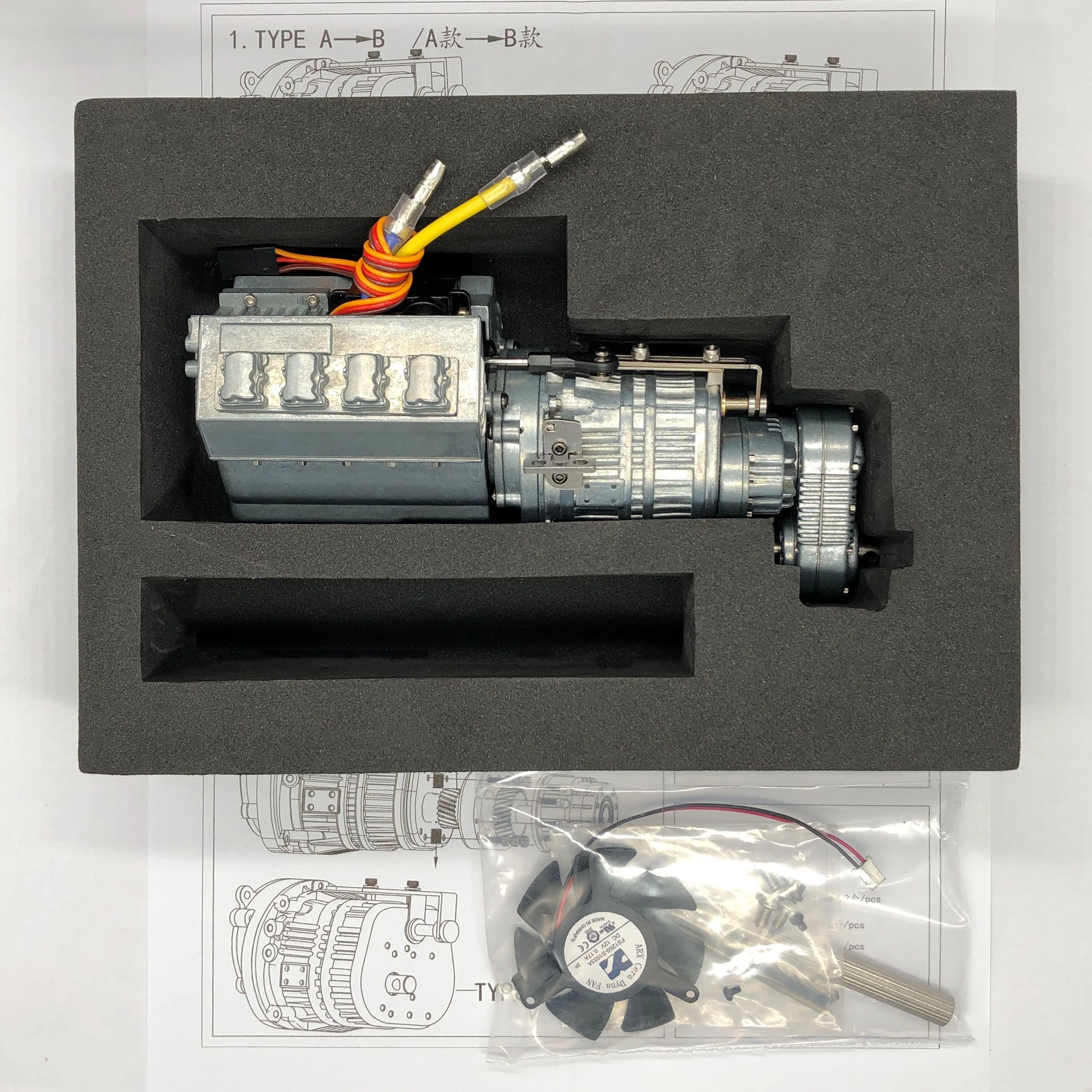 SCALECLUB 1/14 RC 3-speed Gearbox 27T And 35T Motor For Tamiya 1 14 Radio Control Tractor Truck RC Truck Parts Accessories - Image 5