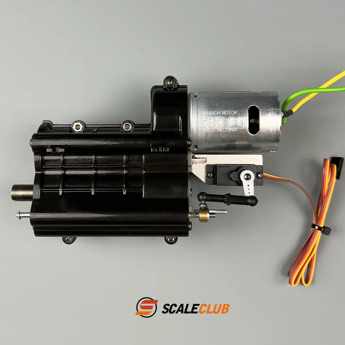 Scaleclub Model 1/14 Original Gearbox Upgrade Metal Shift Bracket Small Steering Gear For Tamiya Lesu Rc Truck Trailer Tipper - Image 3