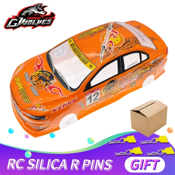 1/10 RC Car Body Shell 190/195/200mm Width PVC RC Shell 257/260mm Wheelbase For RC Hobby Drift Touring hsp yokomo MST TAMIYA - Image 4
