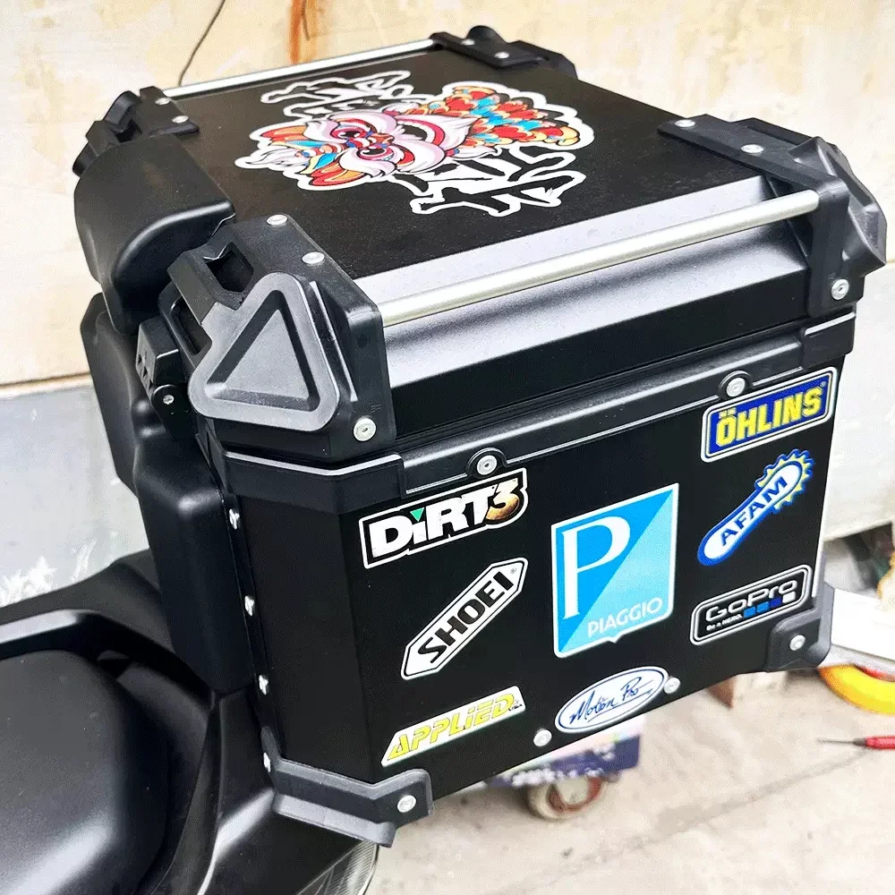 Sponsor Decals Reflective Waterproof Car Stickers Motorcycle Scooter Bicycle Bumper Modification Helmet Trunk Tail Box Decor - Image 7