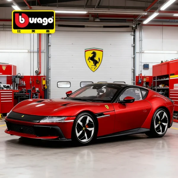 Bburago 1:24 Ferrari 12Cilindri Alloy Car Diecasts & Toy Vehicles Car Model Miniature Scale Model Car For Children