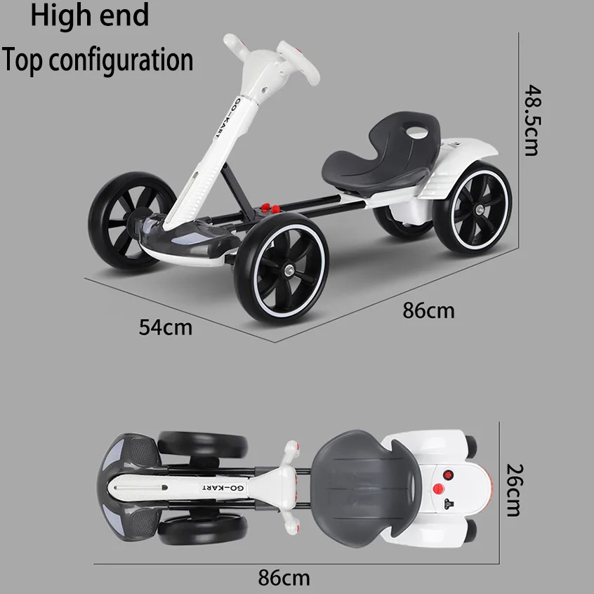 Karting electric four wheeled cart  Foldable and seatable  Portable and lightweight  No installation required - Image 5