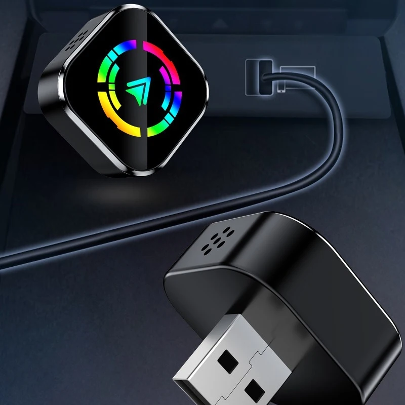 Carplay Adapter Wireless Carplay Android Auto Box 2in1 Auto Connect Stable Plug and Plug Smart AI Box Wireless Car Play 2025 New - Image 5