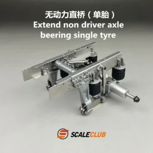 [A] RC 1/14 Truck Rear Axle Extension Chassis Expansion SCALECLUB KZQ-TY-1 For Tamiya Remote Control 1 14 RC Truck Parts Accessories