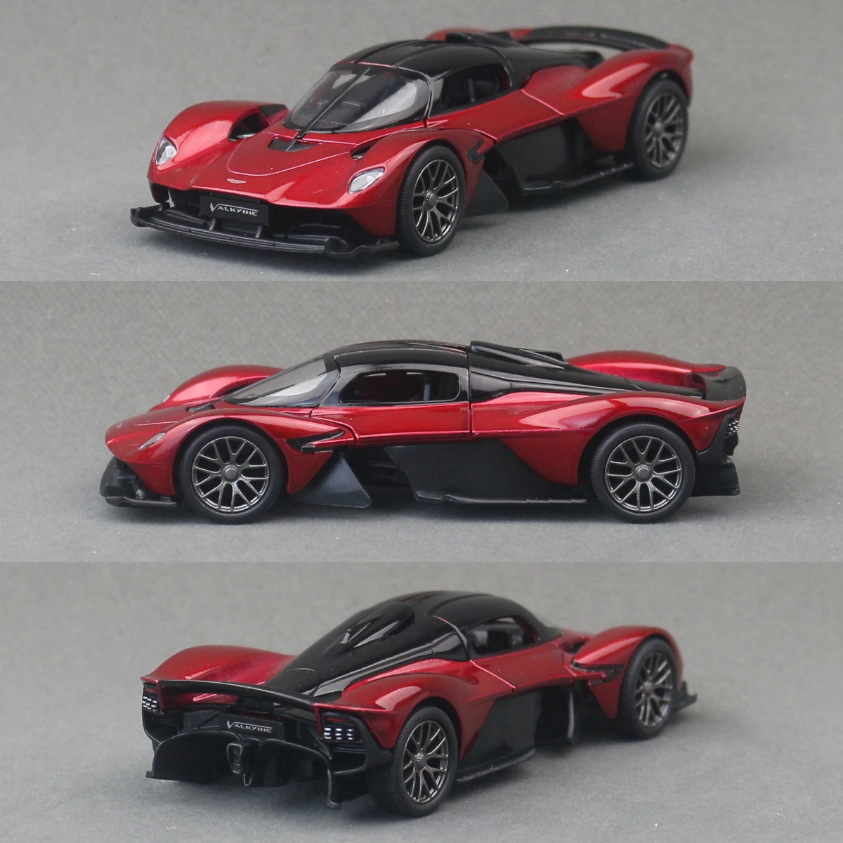 KiNSMART Toy Car Model 1/36 Aston Martin Valkyrie Diecast Alloy Miniature Pull Back Vehicle Collection Gift For Children Boy - Image 3