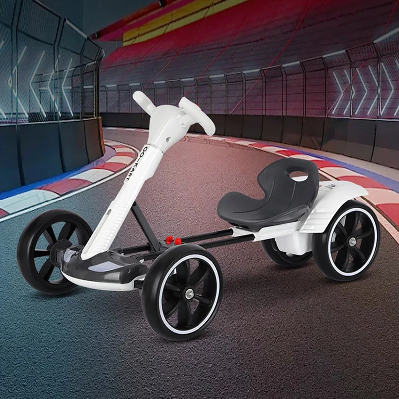 Karting electric four wheeled cart  Foldable and seatable  Portable and lightweight  No installation required - Image 2