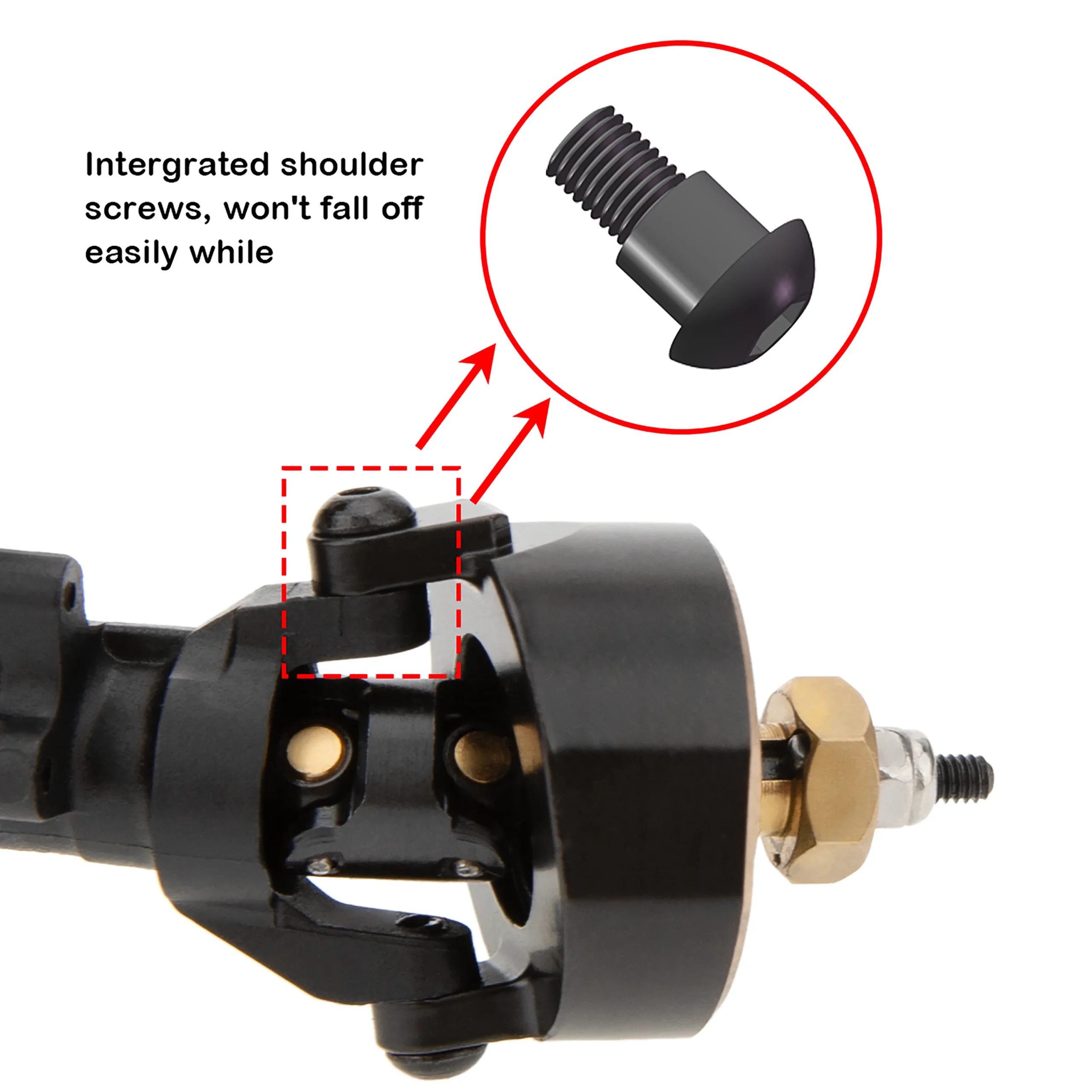 MEUS RACING 5mm Nylon ISO V2 SCX24 Axles with 3-Section CVD for Axial 1/24 SCX24 RC Crawler - Image 6