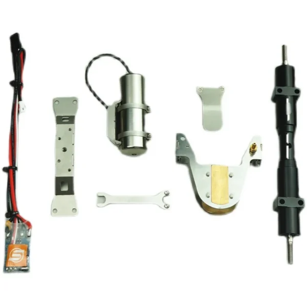 Scaleclub 1/14 truck trailer hydraulic lifting axle upgrade kit LESU model DIY modification - Image 3
