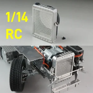SCALECLUB RC 1/14 Truck Radiator Grille Cooler SX-TY-1 For Tamiya 1/14 770s FH16 AROCS TGX RC Tractor Truck Parts Accessories