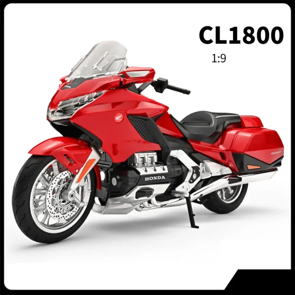1:9 Honda Gold Wing Tour GL1800 Alloy Die Cast Motorcycle Model Vehicle Collection Sound and Light Off Road Autocycle Toys Car - Image 8