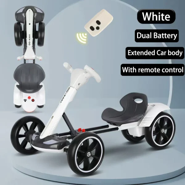 Karting electric four wheeled cart  Foldable and seatable  Portable and lightweight  No installation required - Image 12