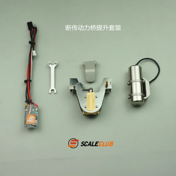 Scaleclub 1/14 truck trailer hydraulic lifting axle upgrade kit LESU model DIY modification - Image 2