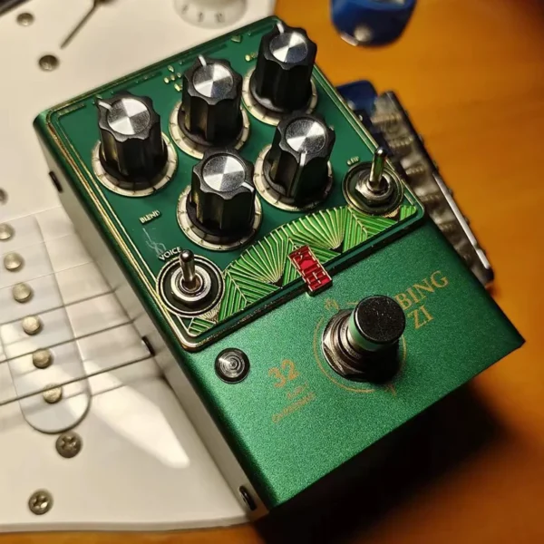 Gervana Bingzi Overdrive Effect Pedal Single block effects TS  SD TIM Drive electric guitar effects - Image 3