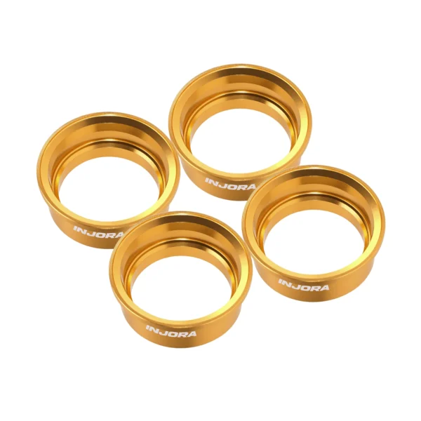 INJORA 4pcs Aluminum Wheel Barrels for 1.0" ModuWheel - Image 6