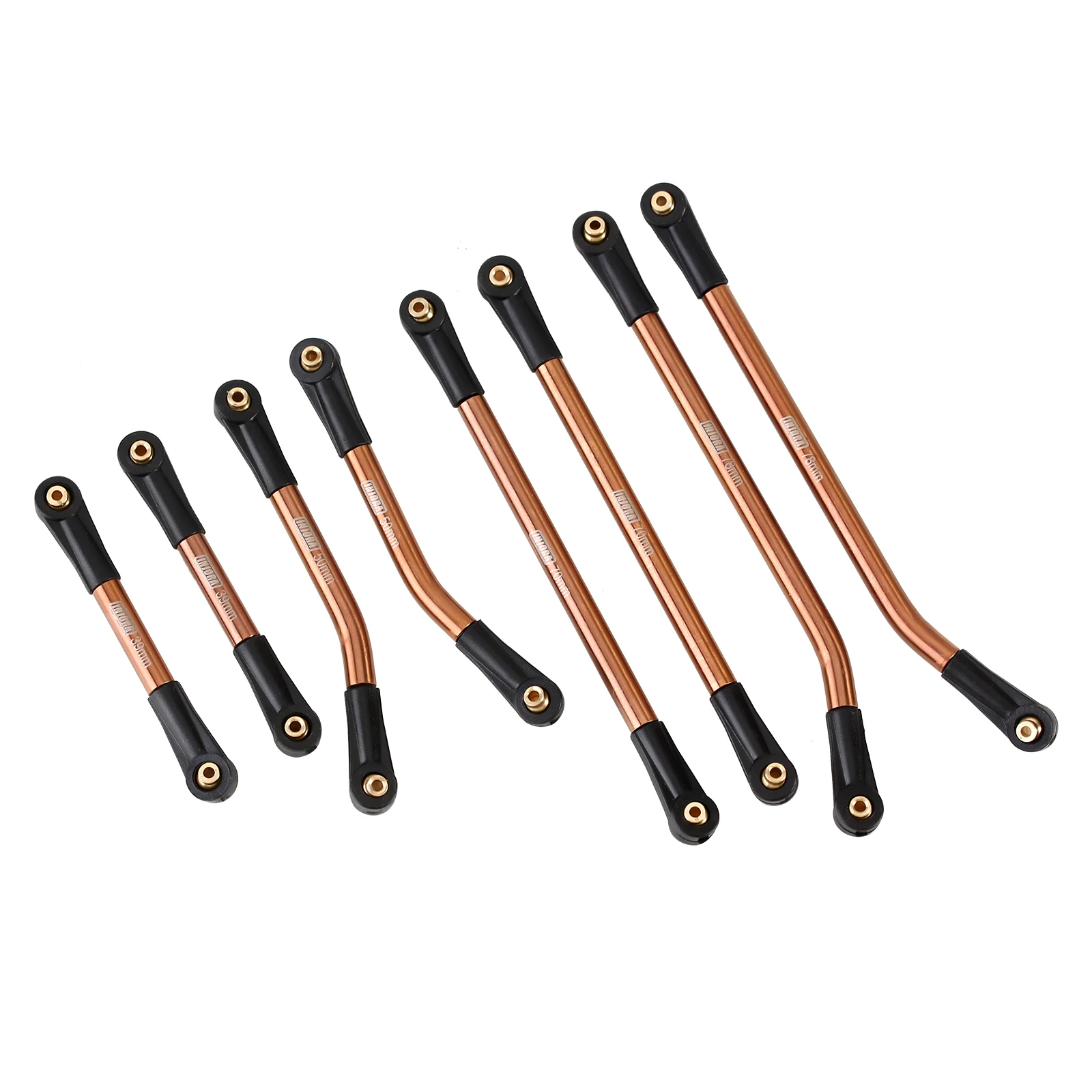 INJORA Stainless Steel High Clearance 4 Links Set Upgrade Parts For 1/24 RC Crawler Axial SCX24 Jeep Gladiator Dodge Power Wagon - Image 5