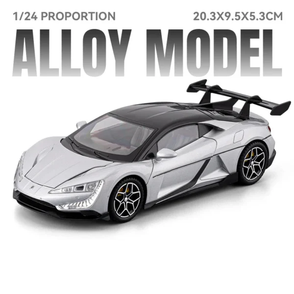 1:24 BYD Look UP U9 Supercar Alloy Die Cast Toy Car Model Sound and Light Children's Toy Collectibles Birthday gift - Image 7