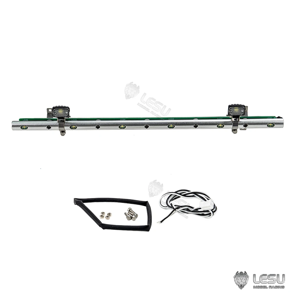 S-1321: LESU RC Truck 1/14 Spotlight Aluminum Alloy LED Light Pole S-1321 For Tamiya 1/14 Rc Tractor Truck Tipper Accessories Parts - Image 2