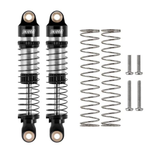 INJORA 53MM Threaded Shock Absorber Oil Damper for 1/18 RC Crawler TRX4M Upgrade (4M-24) - Image 3