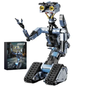 Johnnys 5 Robot Building Blocks Set Military Robot Model Action Figure Bricks Johnnys Five Building Blocks 1176PCS-With-motor