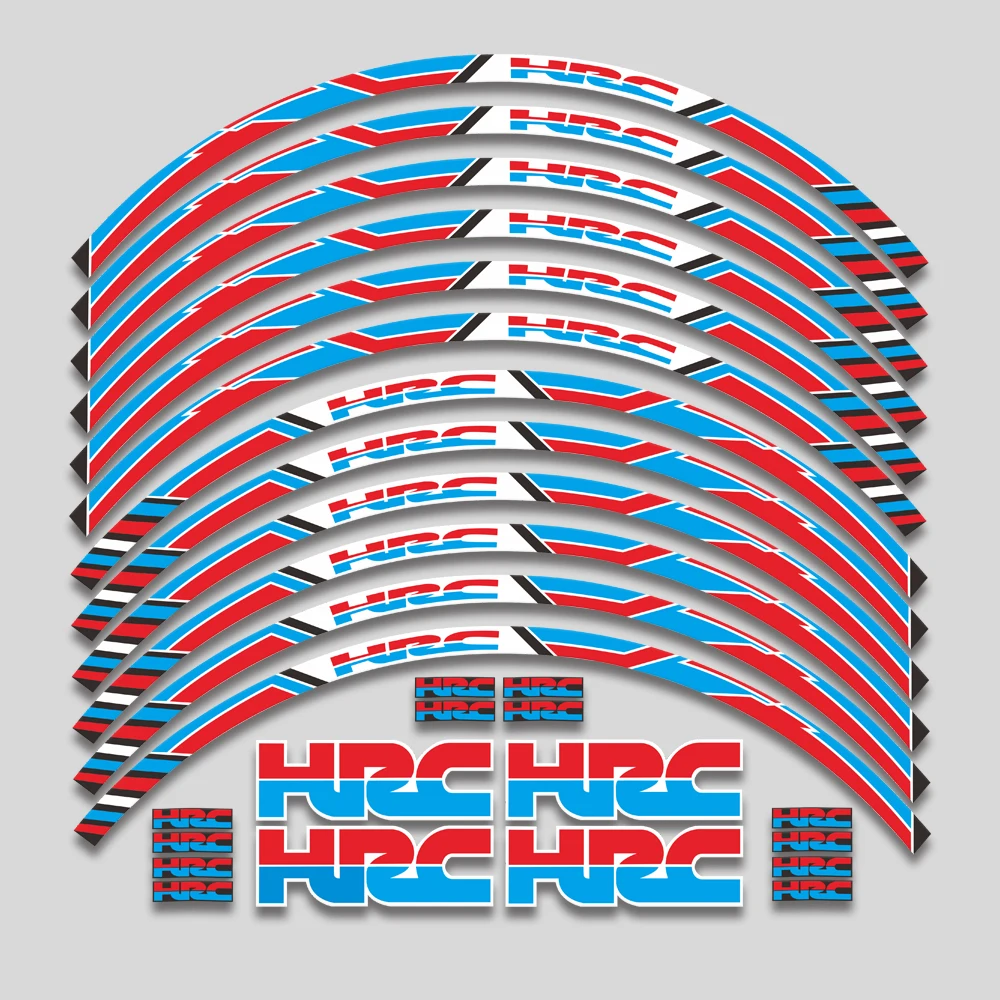 17inch Wheels Hub Stickers Motorcycle Accessories Reflective Decals Stripes For Honda HRC REPSOL CBR 250RR 400RR 600RR 1000RR - Image 9