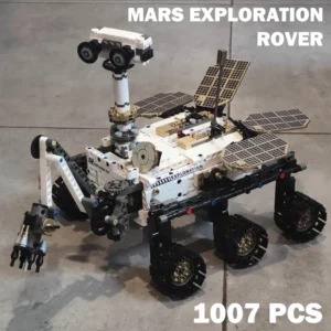 MOC Science Technical Mars Exploration Rover Model Building Blocks Bricks Kits RC Programming APP Educational Toys for Kids Gift