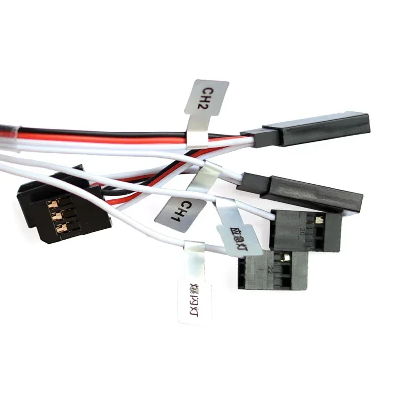 DUMBORC FZD Simulation Light Controller 12 Led Lights System Kit for 1/8 1/10 RC Car Drift Truck SCX10 TAMIYA CC01 4WD Axial - Image 3