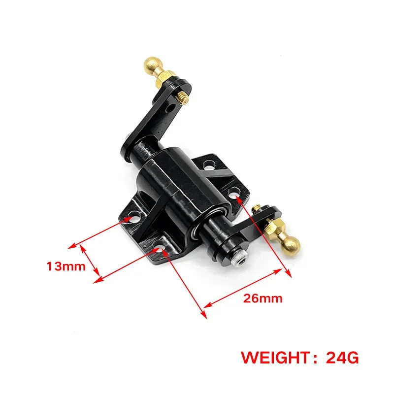 Metal Upgrade Steering Gear Bearing Assembly Steering Mount for Tamiya 1/14 RC Truck Tractor Car Upgrades Parts - Image 2
