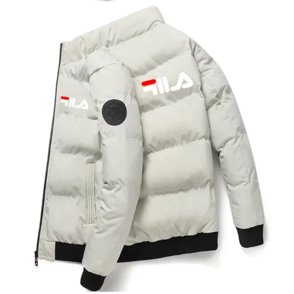 New 2025 autumn/winter men's short jacket  fashionable outdoor casual stand-up collar zipper men's cotton-padded jacket - Image 10