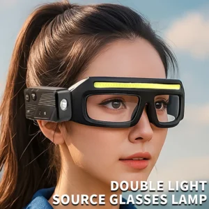 Multifunctional Eyeglass Lamp Type-c Charging Warning Headlamp Easy To Carry Sensor Headlamp For Night Running Fixing Things