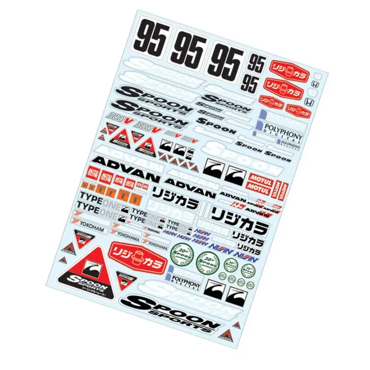 1/10 A4 RC Sticker Already Cut Body Shell For RC Drift Touring Truck Monster GT Crawler Scale - Image 6