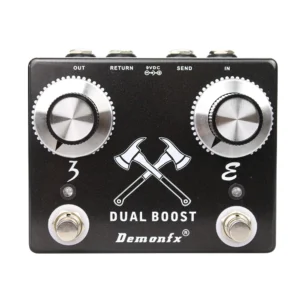 [DUAL BOOSTER] NEW Demonfx High Quality Guitar Bass Effect Pedal Overdrive Distortion Compressor Delay Chorus AutoWah Pedal