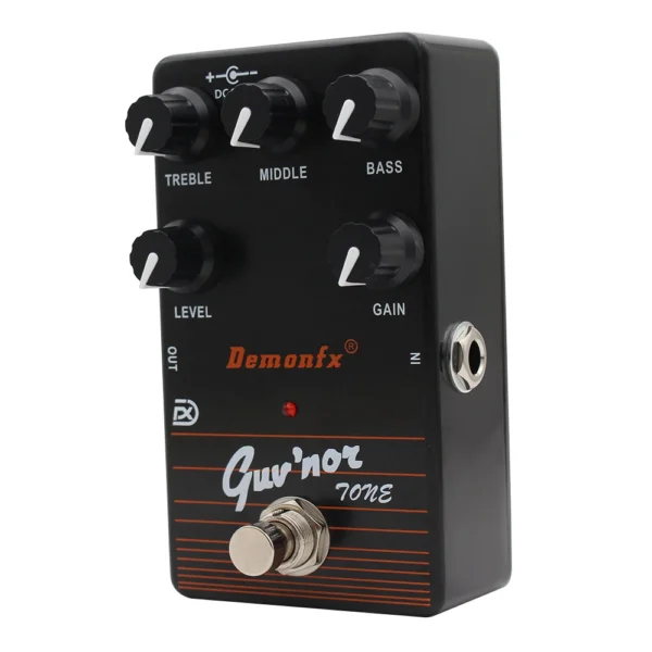 GUVNOR: Demonfx GUVNOR Tone Guitar Effect Pedal Distortion Based on M-SHALL GUV'NOR Pedal - Image 3