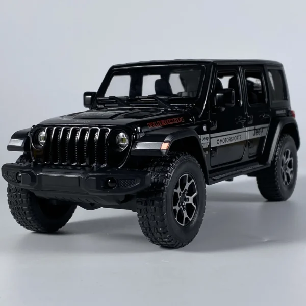 1:22 Jeep Wrangler Off Road SUV Alloy Metal Diecast Model Car Sound & Light Pull Back Collectibles Hobby Decoration Birthday Boy - Image 7