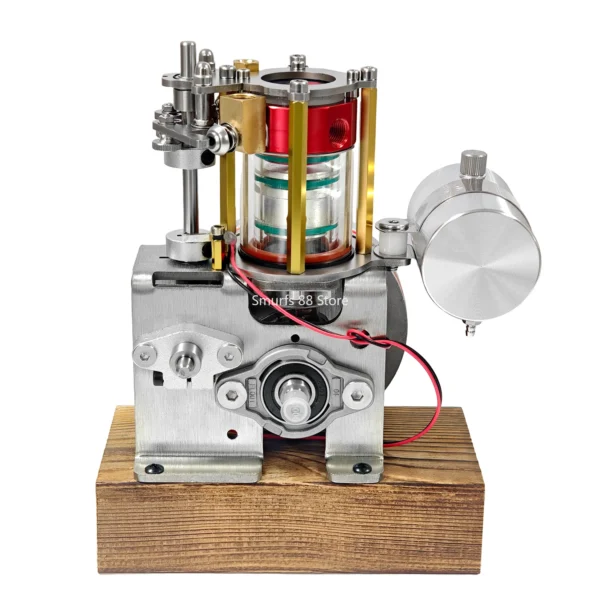 Vertical Water Cooled Engine Model Metal Single Cylinder Four Stroke Internal Combustion Engine DIY Toys Physics Experiment - Image 2