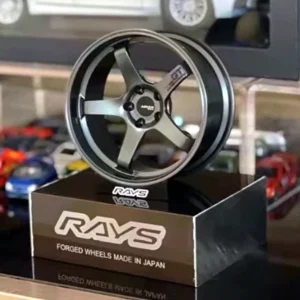 Diecast Car Model Metal Forged BBS RAYS Assemble Refitting Wheel Hub Creative Desktop Display