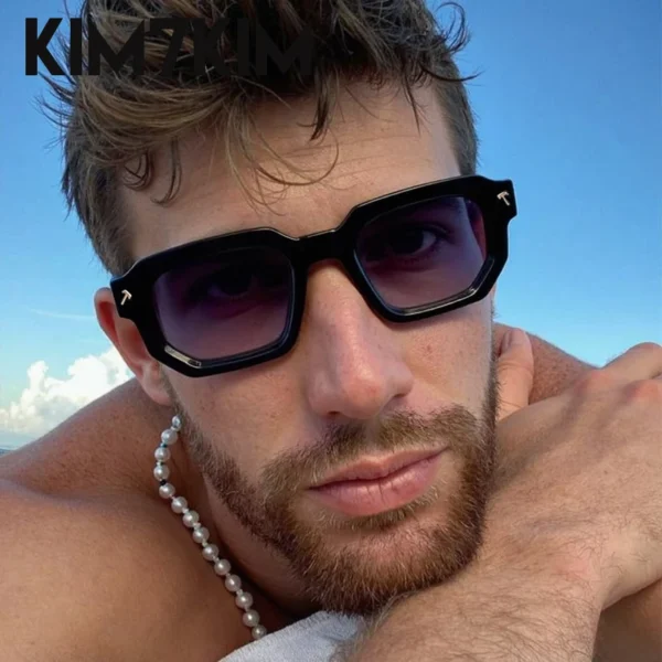 Polarized Square Punk Sunglasses Men 2025 Luxury Brand Classic Rectangle Sunglass UV400 Driving Eyewear Fashion Outdoor Shades - Image 7