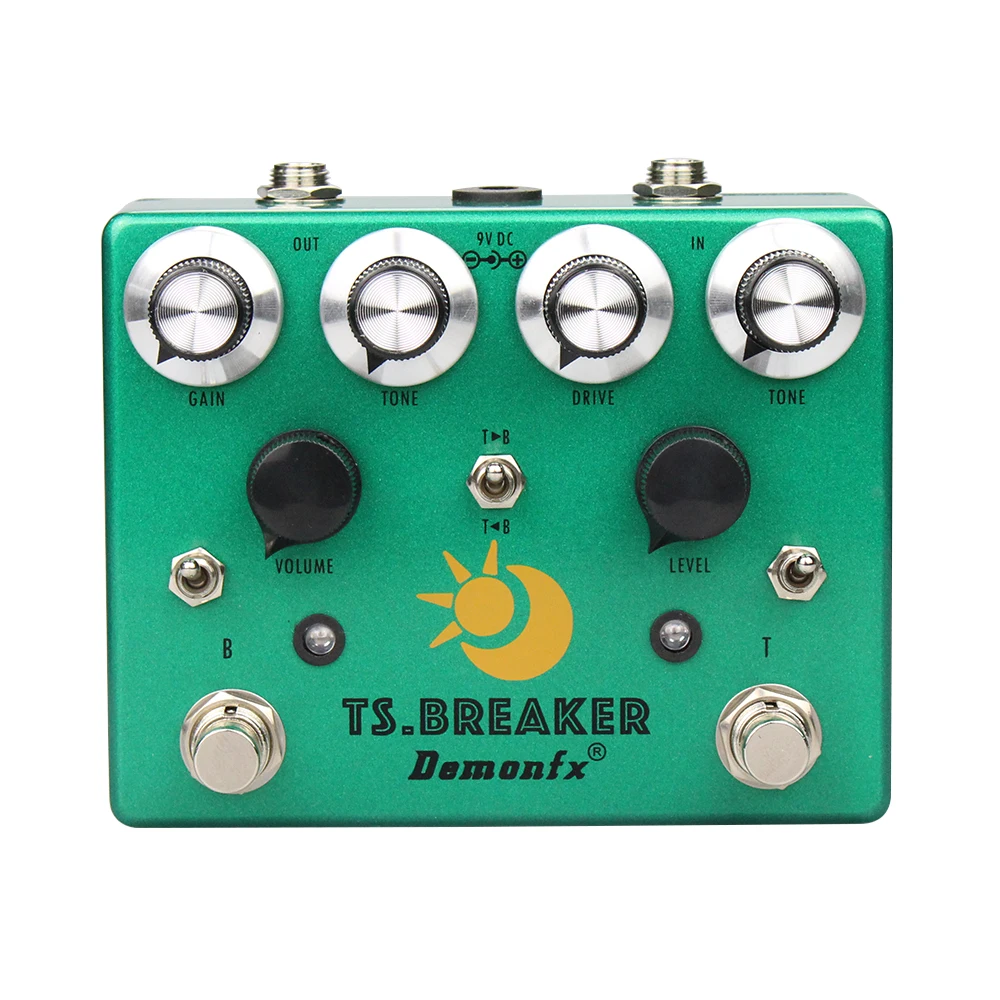 NEW Demonfx TS.BREAKER Guitar Effect Pedal Combined BLUES BREAKER And TS9 In One Pedal Add Order Toggle