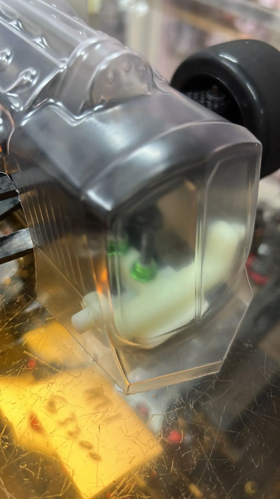 1/10 RC PC F1 Hot Rod Funny 257mm Wheelbase Transparent body shell for RC F1 GT yokomo TAMIYA - Image 4