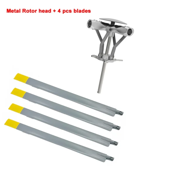 [Rotor head and Blade] FLYWING Four blades Rotor head Helicopter Metal Rotor quick-release design Helicopter 4 blade rotor for Bell 206 V3 UH1 V4 BO105
