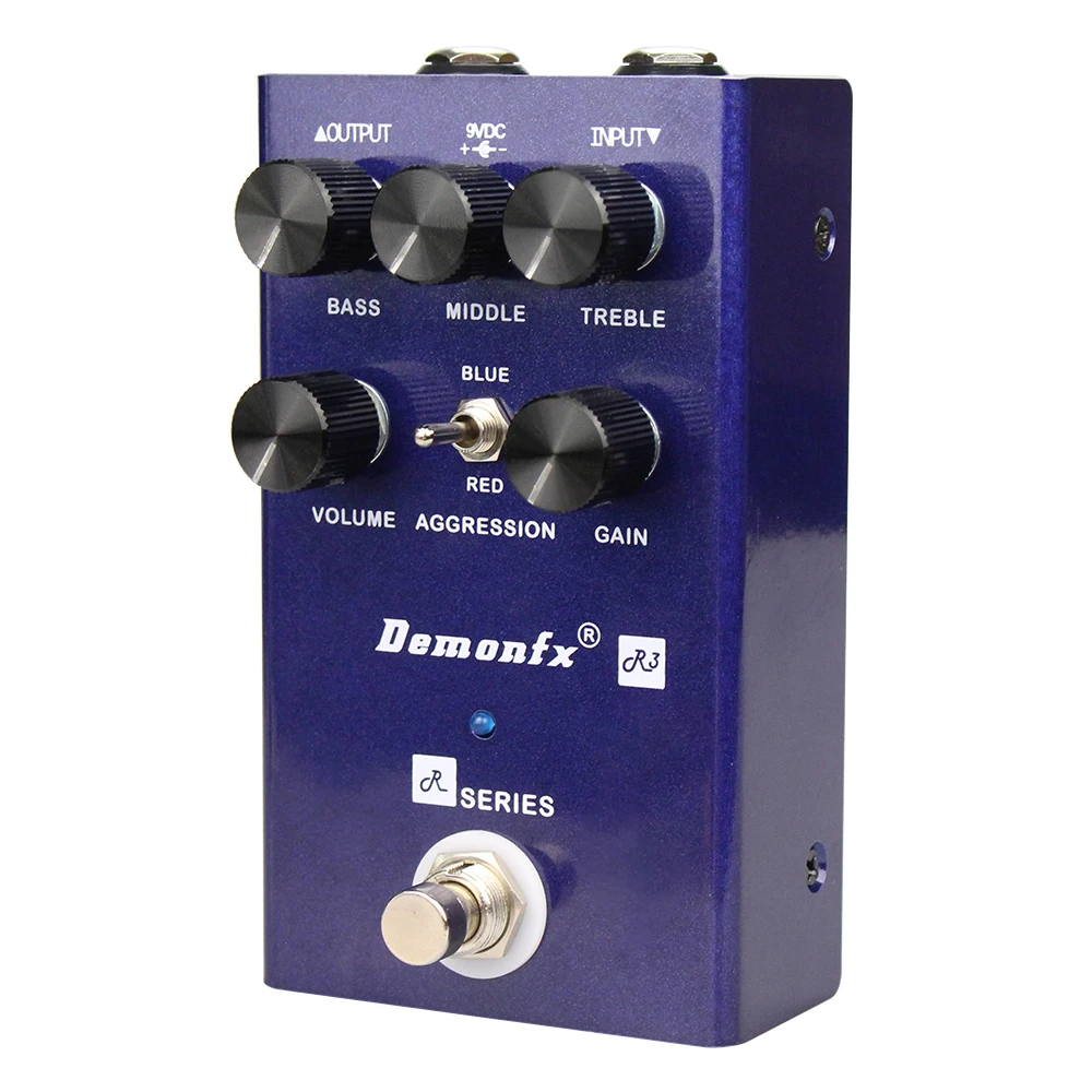 R3: Demonfx R-Series R3 (Based on G3) Red Channel Preamp/Overdrive/Distortion Pedal NEW High Quality - Image 3