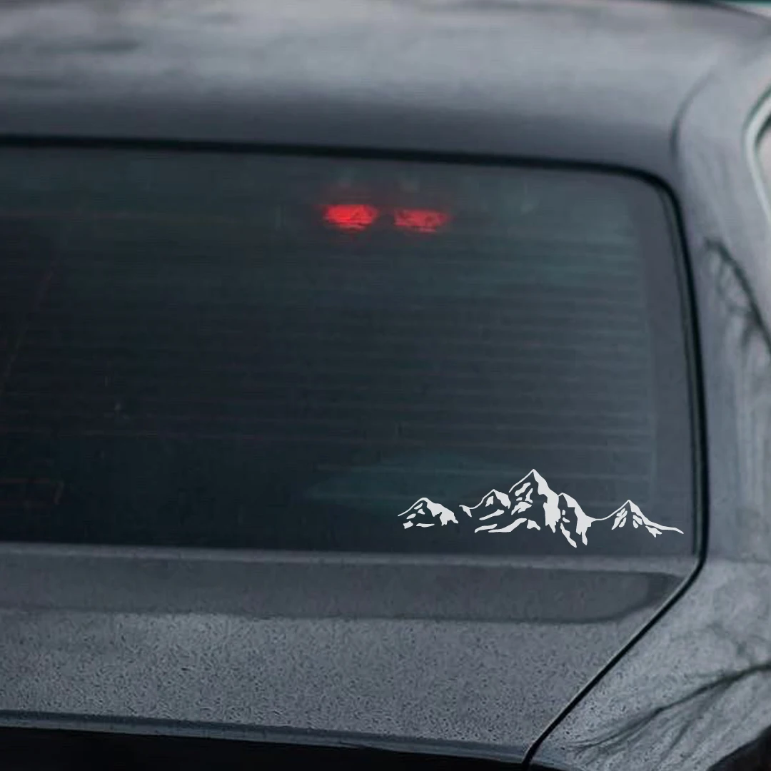 Mountain Die-Cut Vinyl Decal Car Sticker Waterproof Auto Decors On Car Body Bumper Rear Window Laptop Stickerscustomized - Image 3